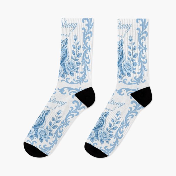 Item preview, Ice Blue Tiger & Baroque designed and sold by DesignsByPrnces.
