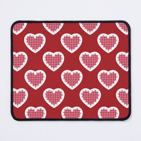Item preview, Coquette Gingham Heart Lace Pattern designed and sold by Kusaka.art.