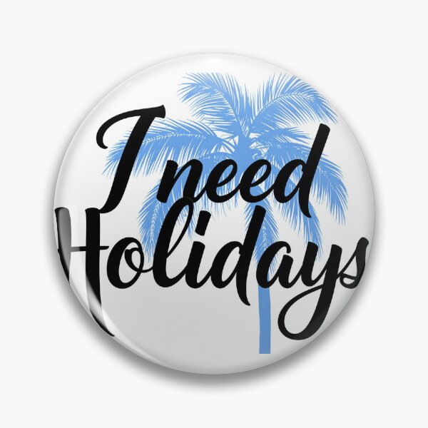 Item preview, I need a vacation, with blue palm trees. designed and sold by LiskoDesign.