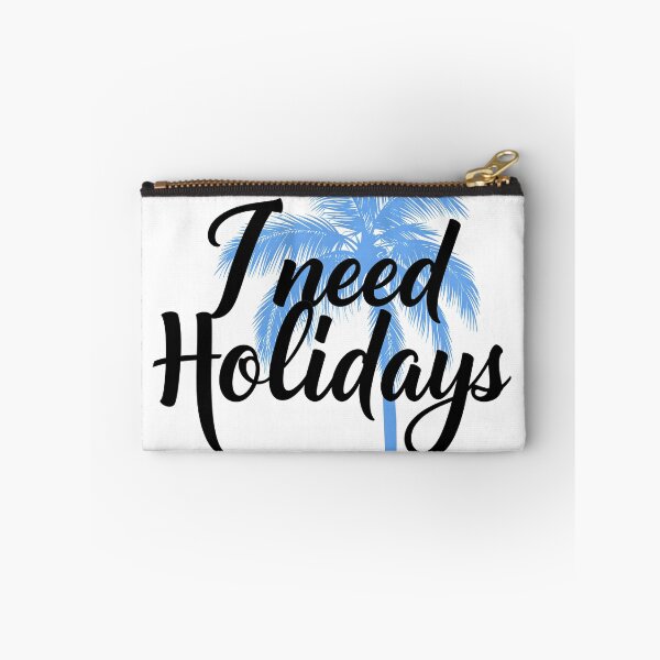 Item preview, I need a vacation, with blue palm trees. designed and sold by LiskoDesign.