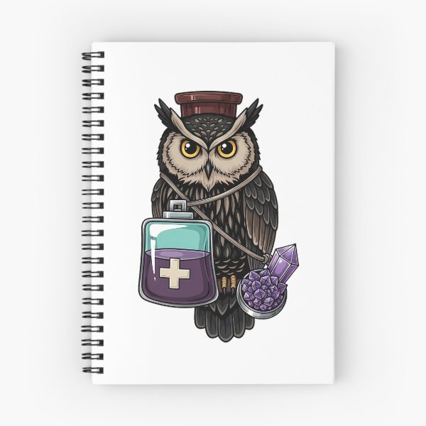 Item preview, Owl Amethyst Crystal Moonlit Medical Bag Gift designed and sold by IllumeInk.