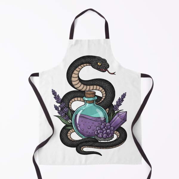 Item preview, Serpent Amethyst Crystal Lavender Potion Bottle Gift designed and sold by IllumeInk.