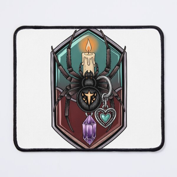 Item preview, Spider Amethyst Crystal Candle and Heart Charm Gift designed and sold by IllumeInk.