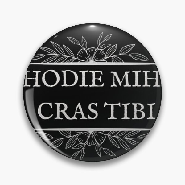 Item preview, Hodie Mihi Cras Tibi - Memento Mori Latin Quote Dark Art designed and sold by DarkOriginArts.