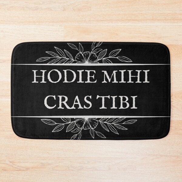 Item preview, Hodie Mihi Cras Tibi - Memento Mori Latin Quote Dark Art designed and sold by DarkOriginArts.