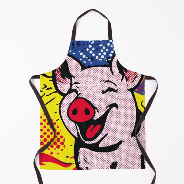 Item preview, Pop Art Laughing Pig designed and sold by lautir.