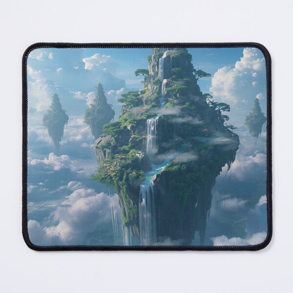 Item preview, Floating Islands Landscape – Alien Fantasy World designed and sold by Luminous Wilds.