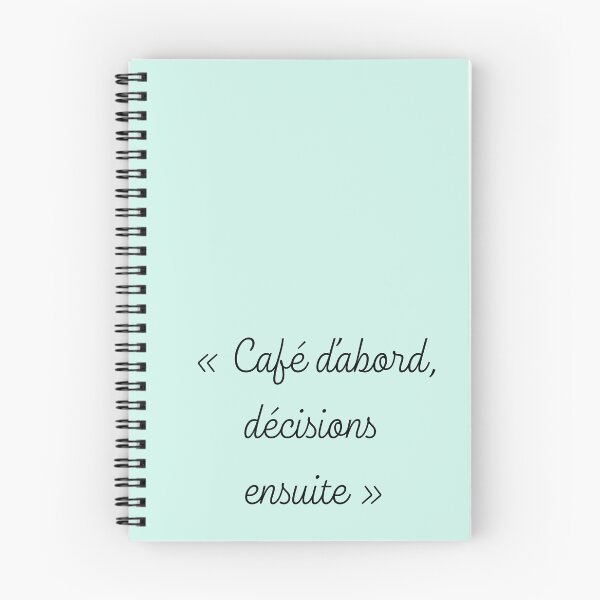 Item preview, Inspirational phrase: "Coffee first, decisions later" designed and sold by Art70shop.