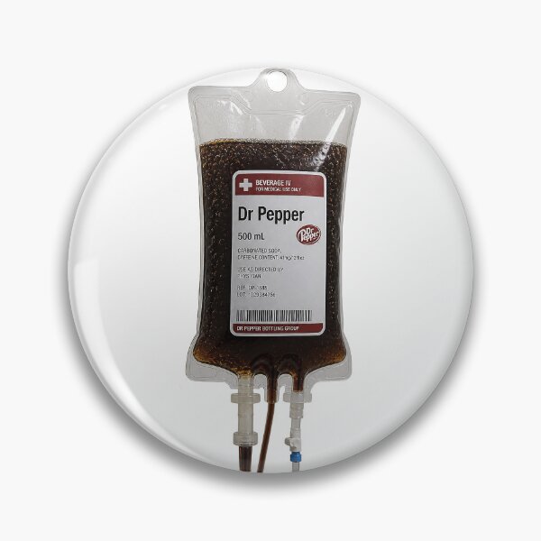 Item preview, Dr. Pepper in an IV Bag (No background) designed and sold by nikkolaus.