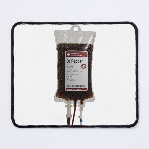 Item preview, Dr. Pepper in an IV Bag (No background) designed and sold by nikkolaus.