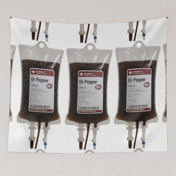 Item preview, Dr. Pepper in an IV Bag (No background) designed and sold by nikkolaus.