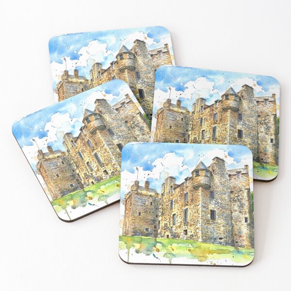 Item preview, Watercolour illustration of Elcho Castle, Perth, Scotland designed and sold by davidelder.