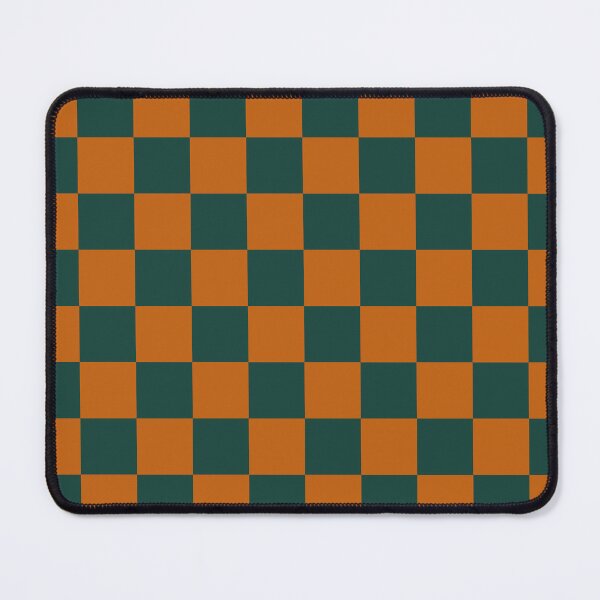 Item preview, MSU green & alloy orange checkered designed and sold by Mint + Midnight.