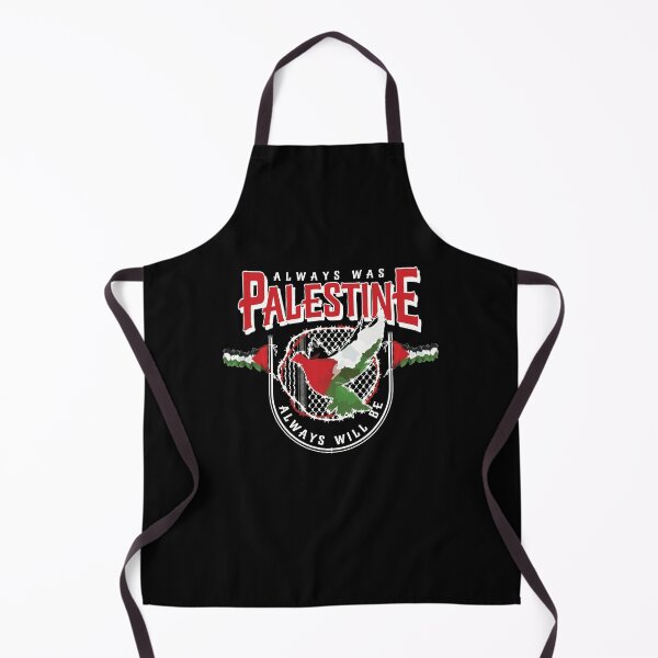 Item preview, Always Was Palestine Always Will Be with Palestinian Flags Kufiya Design -White designed and sold by Hurriyyatee.