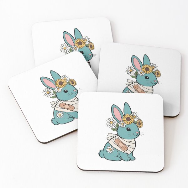 Item preview, Bunny Bandage and Flower Cluster Gift designed and sold by pumsquare.