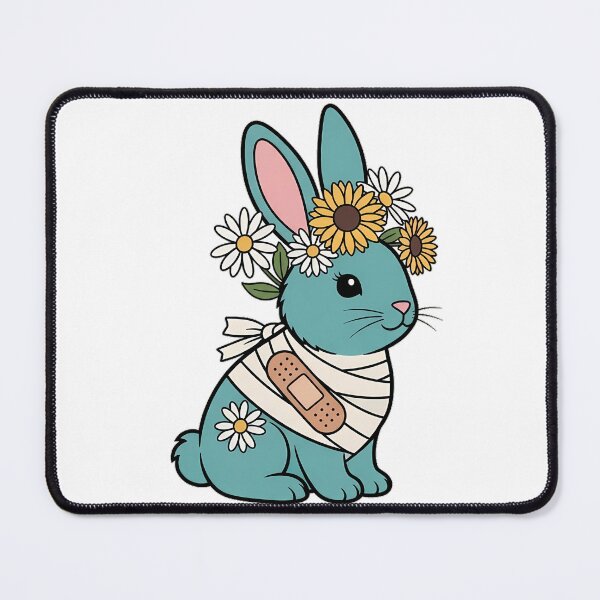 Item preview, Bunny Bandage and Flower Cluster Gift designed and sold by pumsquare.
