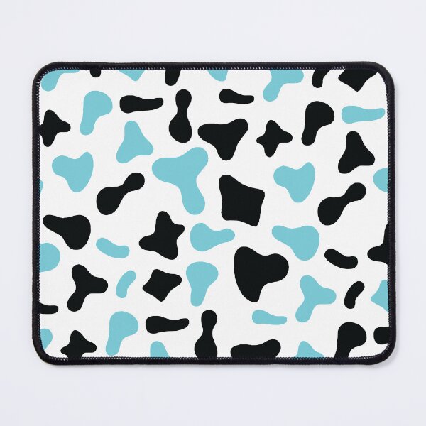 Item preview, Black Light Blue Cow Pattern on White Cow | Holstein Cow Pattern designed and sold by PatternPen.