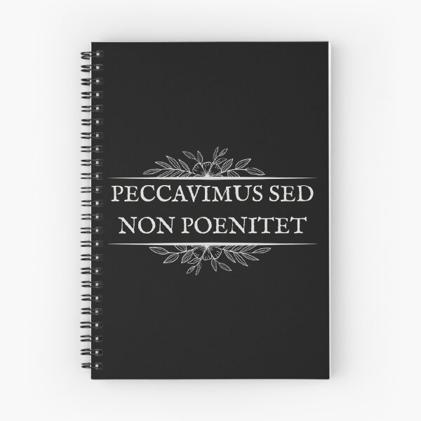 Item preview, Peccavimus Sed Non Poenitet - Dark Academia Latin Quote designed and sold by DarkOriginArts.