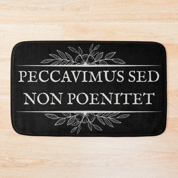 Item preview, Peccavimus Sed Non Poenitet - Dark Academia Latin Quote designed and sold by DarkOriginArts.