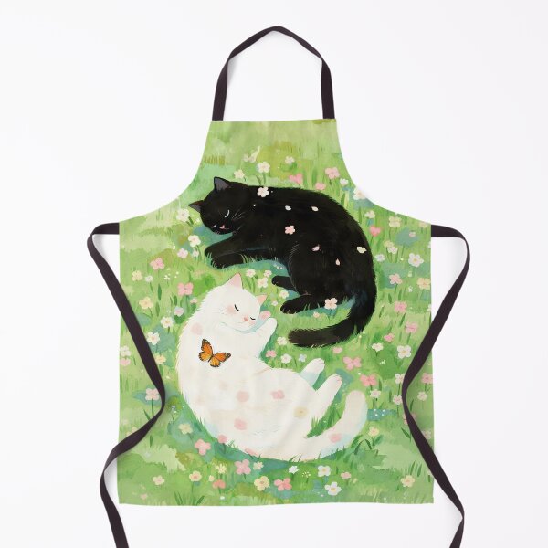 Item preview, Black cat and white cat designed and sold by xianxiu-ling.