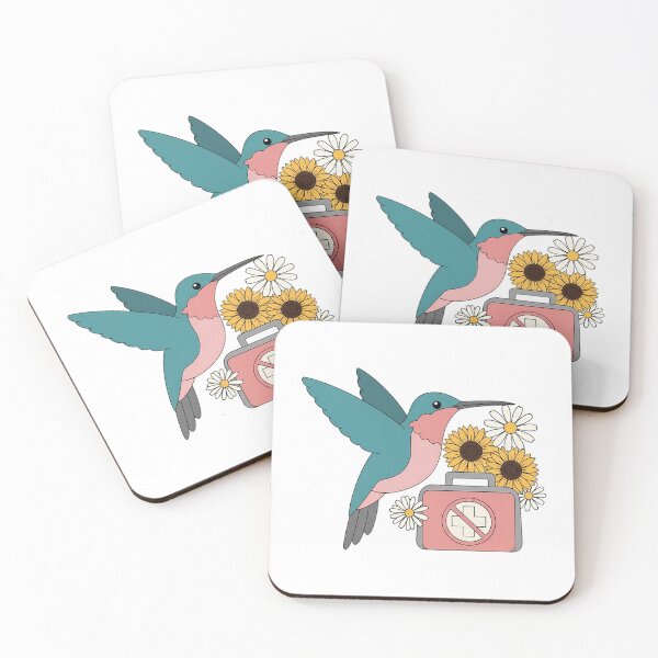 Item preview, Hummingbird Sunflower First Aid Pouch Gift designed and sold by pumsquare.