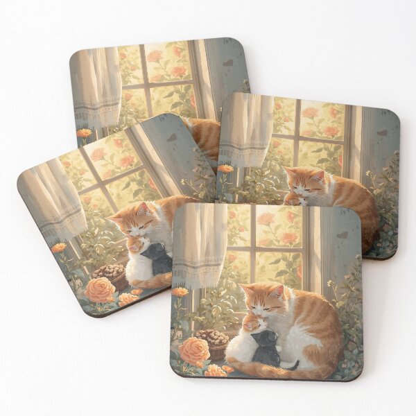 Item preview, Home Is Where Mama Cat Is – Cozy Cottagecore Mother’s Day Art designed and sold by Deezyned.