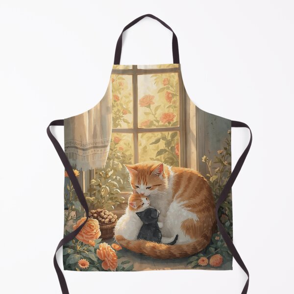 Item preview, Home Is Where Mama Cat Is – Cozy Cottagecore Mother’s Day Art designed and sold by Deezyned.