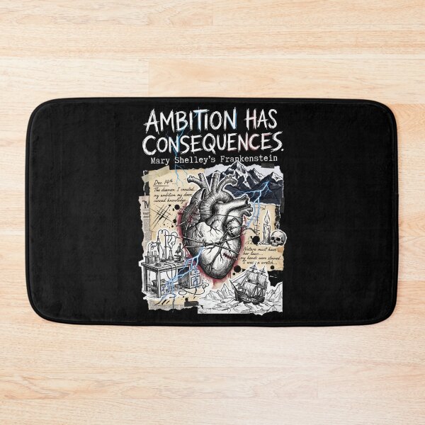 Item preview, Ambition Has Consequences Mary Shelley Frankenstein Gothic Science designed and sold by Fenay Designs.