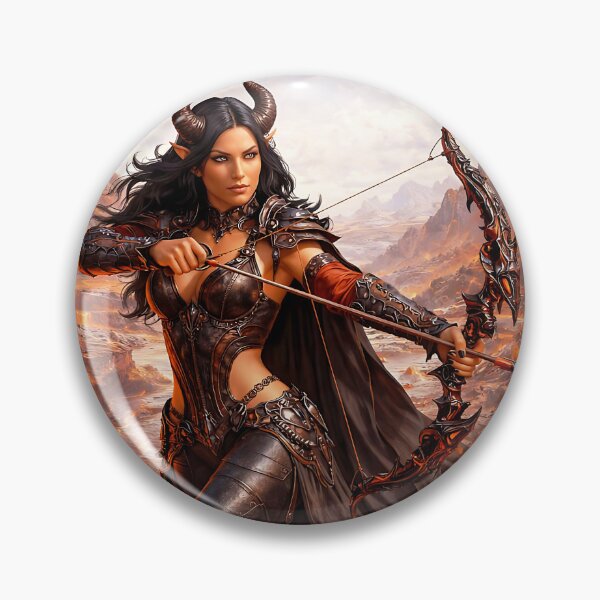 Item preview, Infernal Demon Archer in Volcanic Wasteland designed and sold by thor81pl.