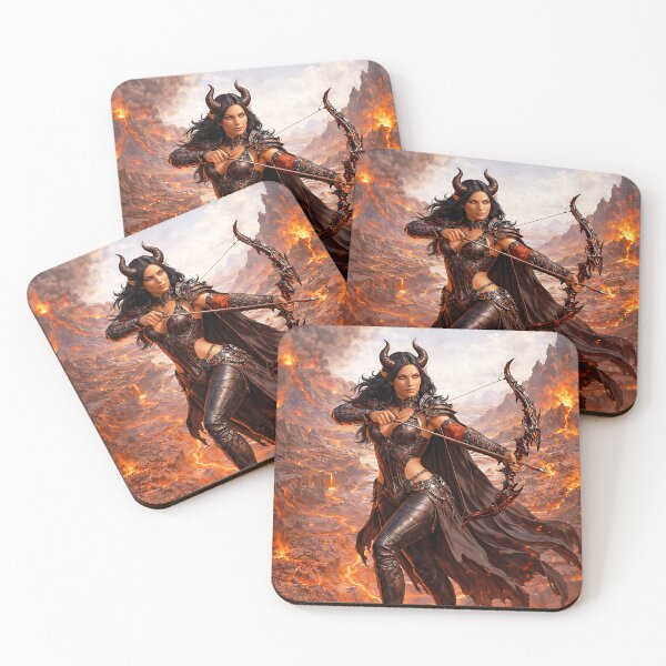Item preview, Infernal Demon Archer in Volcanic Wasteland designed and sold by thor81pl.