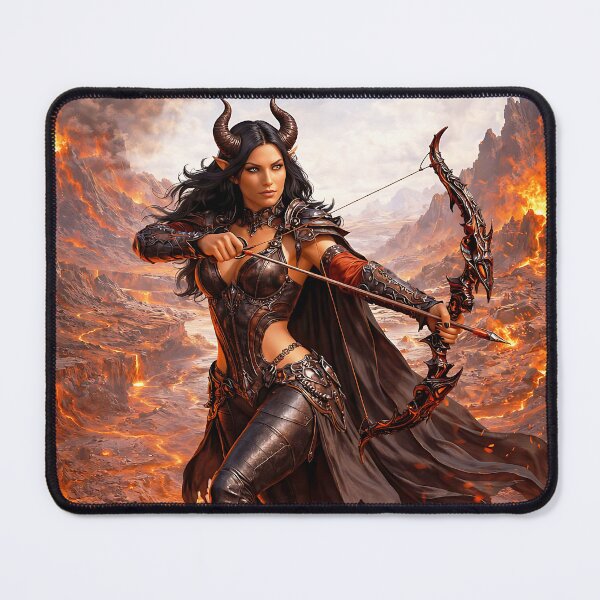 Item preview, Infernal Demon Archer in Volcanic Wasteland designed and sold by thor81pl.