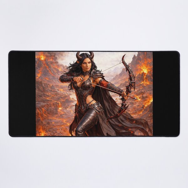 Item preview, Infernal Demon Archer in Volcanic Wasteland designed and sold by thor81pl.