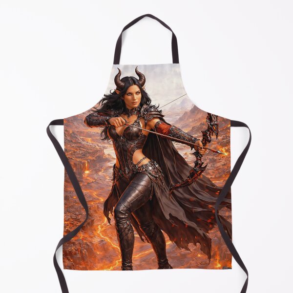 Item preview, Infernal Demon Archer in Volcanic Wasteland designed and sold by thor81pl.