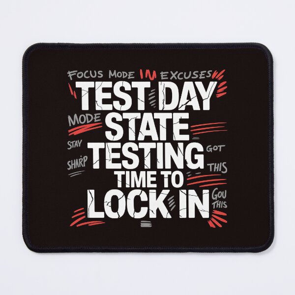 Item preview, Test Day State Testing Time to Lock in – Exam Prep Test Day Motivation School Testing Season designed and sold by Redgiant87x.