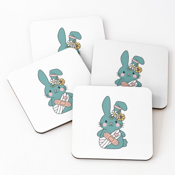 Item preview, Heart Charm Bunny Bandage and Flower Cluster Gift designed and sold by pumsquare.