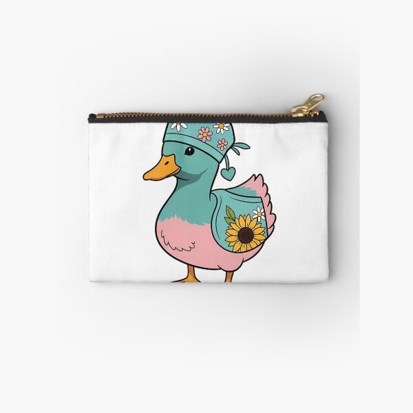 Item preview, Heart Charm Duck Teal Scrub Cap Gift designed and sold by pumsquare.