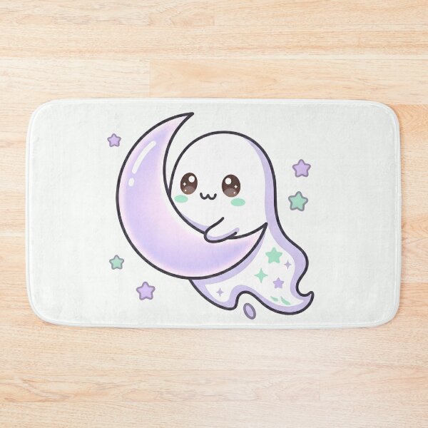 Item preview, Kawaii Pastel Ghost – Hugging Crescent Moon Aesthetic designed and sold by RADesignHub.