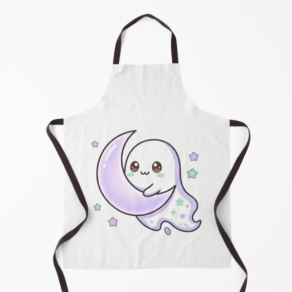 Item preview, Kawaii Pastel Ghost – Hugging Crescent Moon Aesthetic designed and sold by RADesignHub.