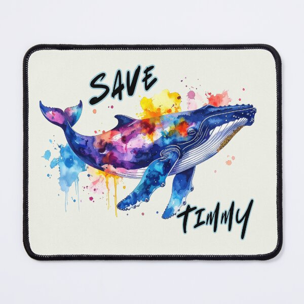 Item preview, Save Timmy, the humpback whale in the Baltic Sea near Poel, in colorful print designed and sold by LiskoDesign.