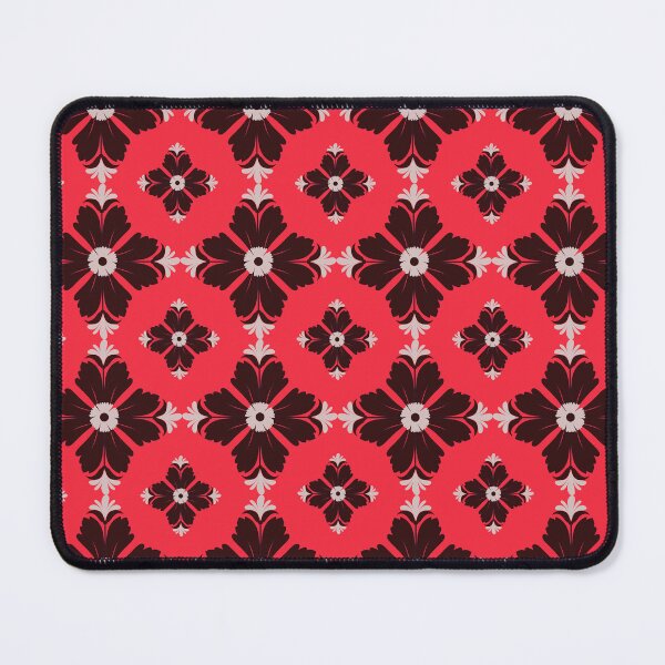 Item preview, Bold Red and Black Floral Seamless Pattern Background designed and sold by AdesignbyG.