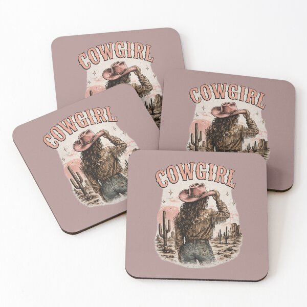 Item preview, Cowgirl Western Desert Aesthetic – Vintage Cowgirl Design designed and sold by  QuarterHorseArt by Just my Studio.