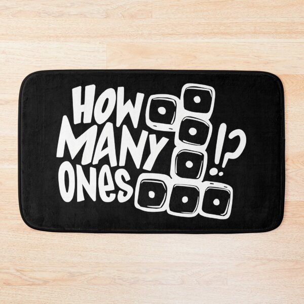 Item preview, How Many Ones White designed and sold by ball-merch1903.