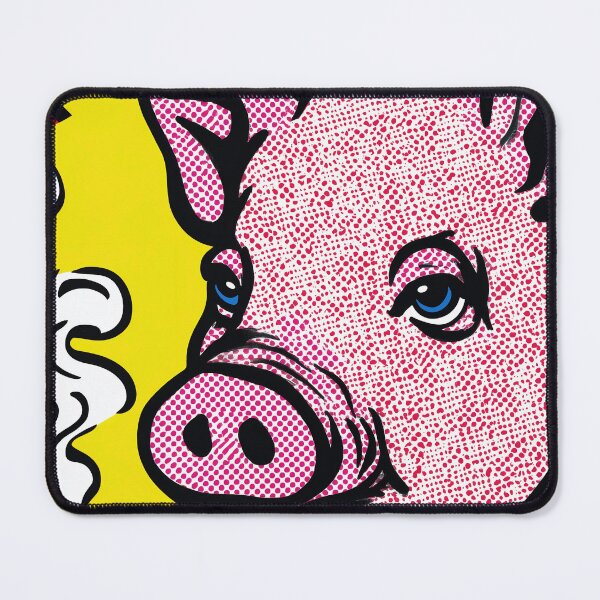 Item preview, Colorful Smoking Pig Pop Art designed and sold by lautir.