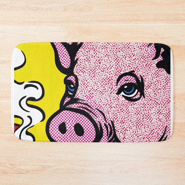 Item preview, Colorful Smoking Pig Pop Art designed and sold by lautir.