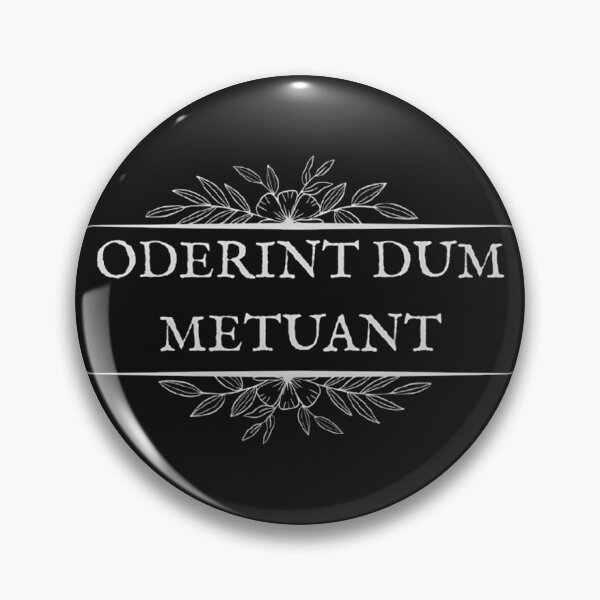 Item preview, Oderint Dum Metuant - Caligula Quote Dark Academia Art designed and sold by DarkOriginArts.