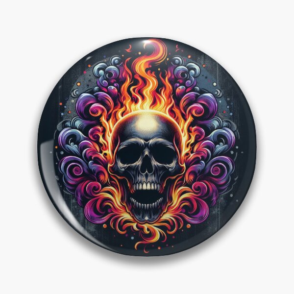 Item preview, Smoke Skull Tattoo designed and sold by Fuzzymooselogs.
