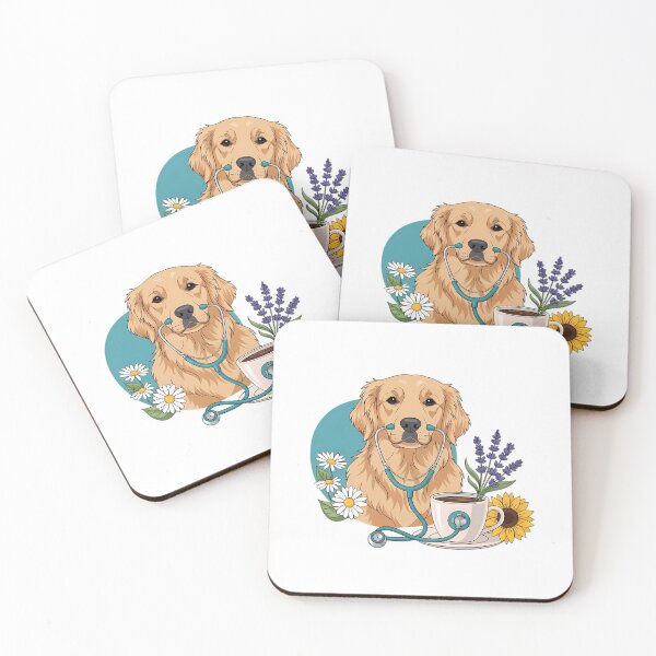 Item preview, Golden Retriever Lavender Sprigs Coffee Cup Gift designed and sold by pumsquare.