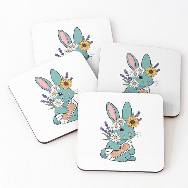 Item preview, Bunny Lavender Sprigs Bandage and Flower Cluster Gift designed and sold by pumsquare.