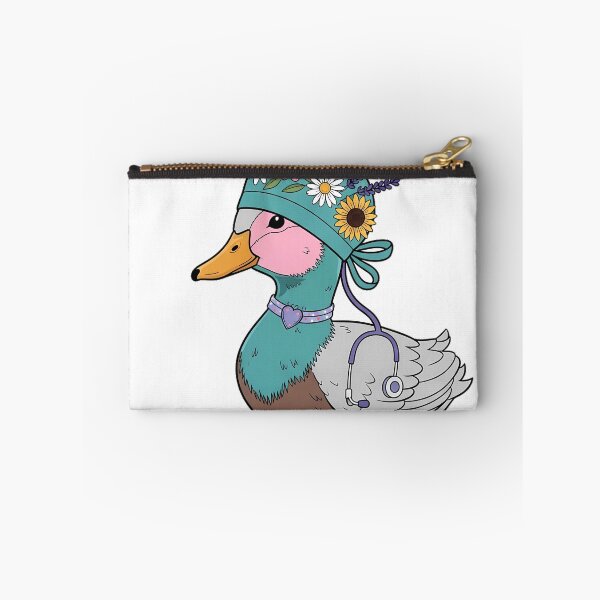Item preview, Duck Lavender Sprigs Teal Scrub Cap Gift designed and sold by pumsquare.