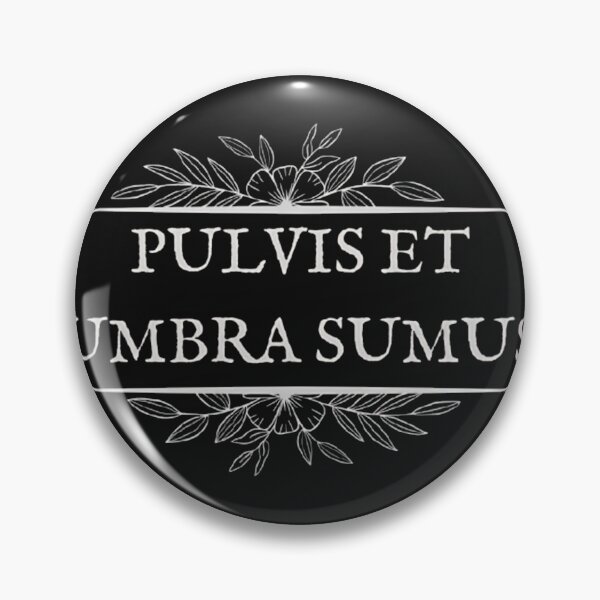 Item preview, Pulvis Et Umbra Sumus - Horace Latin Quote Dark Art designed and sold by DarkOriginArts.